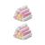 商品第4个颜色Pink Lines, Spasilk | Baby Washcloth Set for Newborn Boys and Girls, Terry Cotton Wipes