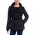 商品第1个颜色Black, Michael Kors | Women's Asymmetric Belted Packable Down Puffer Coat