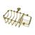 颜色: Polished Brass, Kingston Brass | Vintage 7-Inch Riser Mount Soap Basket