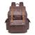 颜色: Brown, TSD BRAND | Urban Light Traveller Canvas Backpack