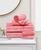 颜色: Coral, Juicy Couture | Stripe Cotton 6-Pc. Bath Towel Set