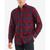 商品Tommy Hilfiger | Men's Plaid Long Sleeve Classic-fit Shirt颜色Rouge