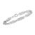 颜色: 8 in, Ross-Simons | Ross-Simons 14kt White Gold Double-Infinity Link Bracelet