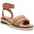 color Himalayan Tan, Vince Camuto | Vince Camuto Womens Mellienda Leather Ankle Strap Wedges