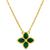 商品Savvy Cie Jewels | 18K Gold Vermeil Mop Necklace颜色green