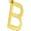颜色: Gold-B, ADORNIA | Crystal & Paper Clip Chain Initial Bracelet
