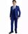 颜色: Royal Blue, Perry Ellis | Big Boy's 5-Piece Shirt, Tie, Jacket, Vest and Pants Solid Suit Set