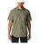 商品Columbia | Silver Ridge Lite Plaid Short Sleeve Shirt颜色Stone Green Quiet Grid