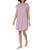 Skin | Organic Pima Cotton Carissa Sleepshirt, 颜色Iris