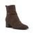 Anne Klein | Women's Moore Almond Toe Booties, 颜色Chocolate