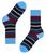 FALKE | Tinted Stripe Socks, 颜色Dark Sapphire/Scarlet