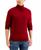 颜色: Cherry, Club Room | Men's Merino Wool Blend Turtleneck Sweater, Created for Macy's