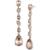 商品Givenchy | Silver-Tone Crystal Pear Drop Linear Earrings颜色Gold