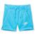 NIKE | NSW Club French Terry Shorts (Little Kids/Big Kids), 颜色Baltic Blue/White