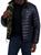 商品Nautica | Faux Shearling Lined Puffer Jacket颜色BLACK_CAMO