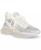 颜色: White/Rhinestone, Steve Madden | Women's Maxima Rhinestone-Trim Trainer Sneakers