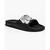 颜色: Black/ White, Lacoste | Men's Croco 2.0 Slide Sandals
