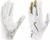 颜色: White/White/Metallic Gold, NIKE | Nike Adult Vapor Jet 8.0 Football Gloves