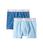 商品第1个颜色Blue Bell/CK Logo Blue, Calvin Klein | 男童纯棉四角内裤2件装 (小童/大童)