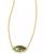 颜色: Abalone, Kendra Scott | 14k Gold-Plate Mother of Pearl Marquise Pendant Necklace, 16" + 3" extender