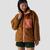Backcountry | Mixed Fabric Fleece Jacket - Women's, 颜色Brown Sugar/Tawny Orange/Fired Brick