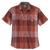 商品Carhartt | Men's Rugged Flex Relaxed Fit Lightweight SS Plaid Shirt颜色Auburn