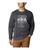 Columbia | Men's Hart Mountain Graphic Crew, Soft Pullover, 颜色Shark Heather/Hike Graphic
