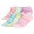 商品第4个颜色Pink Fusion/Almost Lime Green/Lucid Cyan Blue, Adidas | Superlite No Show Socks 6-Pack (Toddler/Little Kid/Big Kid/Adult)