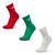 颜色: White-Green-Red, Adidas | adidas Solid Crew 3 Pack - Unisex Socks