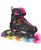 颜色: Black/pink, Roller Derby | Stryde Lighted Girl's Adjustable Skates Small (11-1)