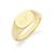 颜色: Gold - N, brook & york | Reagan Initial Signet Gold-Plated Ring