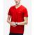 Lacoste | Men’s Classic V-Neck Soft Pima Cotton Tee Shirt, 颜色Red