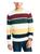 Nautica | Mens Striped Crewneck Pullover Sweater, 颜色sail cream