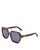 商品Dior | DiorMidnight S2F Geometric Sunglasses, 56mm颜色Havana/Blue