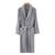 颜色: Grey, OZAN PREMIUM HOME | Azure Unisex Collection Terry Cloth Bathrobe