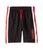 Converse | Star Stripe Mesh Shorts (Little Kids), 颜色Black