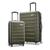 颜色: Vita Olive, Samsonite | Samsonite Omni 2 Hardside Expandable Luggage with Spinners, Midnight Black, Checked-Medium 24-Inch