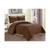 商品第3个颜色Chocolate, Elegant Comfort | Luxury Diamond Design 2 Pc. Quilted Coverlet Set,Twin/Twin XL