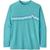 Patagonia | Capilene Cool Daily Long-Sleeve T-Shirt - Boys', 颜色Ridge Rise Stripe/Iggy Blue X-Dye