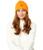 商品UGG | Chunky Rib Beanie with UGG Logo颜色Orange Sherbet