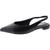 颜色: black/black, Steve Madden | Care Womens Faux Leather Pointed Toe Slingbacks