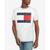 商品Tommy Hilfiger | Tommy Hilfiger Men's Flag Logo T-Shirt颜色Bright White