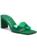 INC International | Beyla 2 Womens Faux Leather Sandal Mules, 颜色green vinyl
