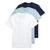 Ralph Lauren | Men's V-Neck Classic Undershirt 3-Pack, 颜色White / Surf Blue / Cruise Navy