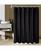 颜色: Black, Awesome Home | Cotton Blend Soft Waffle Weave Shower Curtain, 72"X96"