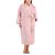Charter Club | Plus Size Plush Knit Shine Robe, Created for Macy's, 颜色Porcelain Pink