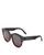 商品Dior | DIOR DiorSignature B6F Round  Sunglasses, 55mm颜色Black/Gray Solid