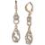 商品Givenchy | Silver-Tone Crystal Pear-Shape Double Drop Earrings颜色Gold