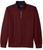 商品Nautica | Men's 1/4 Zip Pieced Fleece Sweatshirt颜色Royal Burgundy
