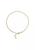 颜色: YELLOW GOLD, BIANCA MILANO | Lab Created Sterling Silver Cubic Zirconia 6.70 ct. t.w. Caged Tennis Anklet